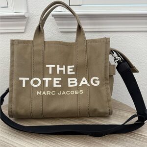 Marc Jacobs medium slate green tote bag